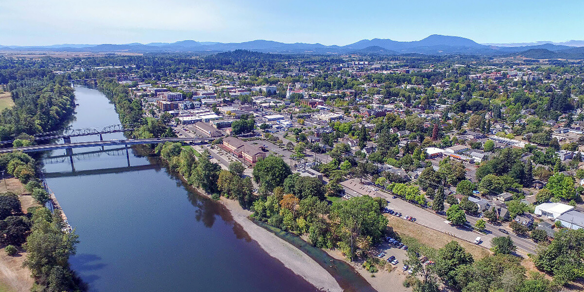 corvallis areal view